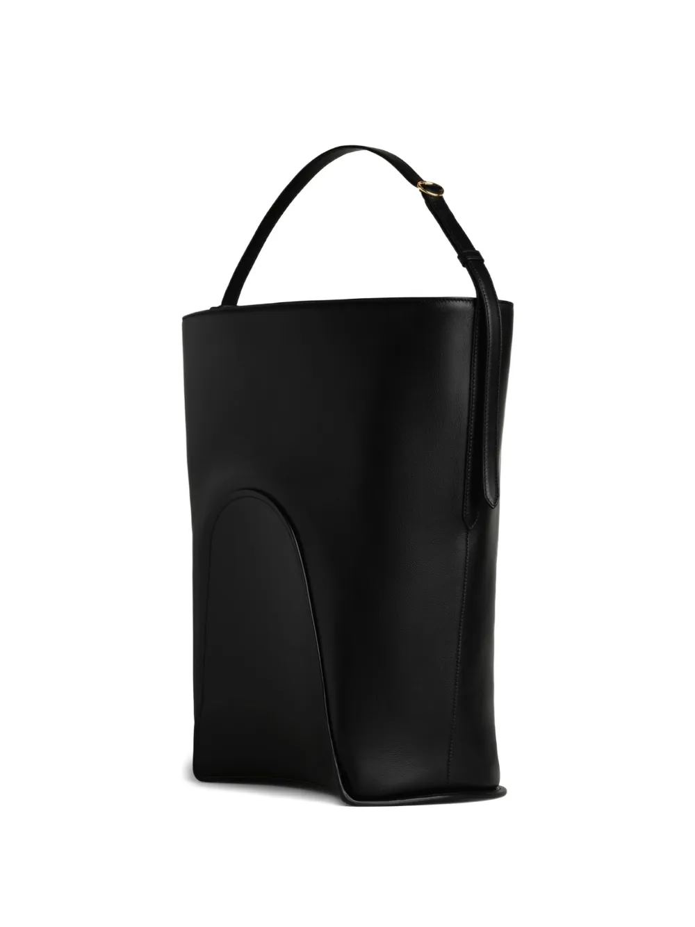 

Черная сумка-ведро с кольцевой деталью Alaïa
