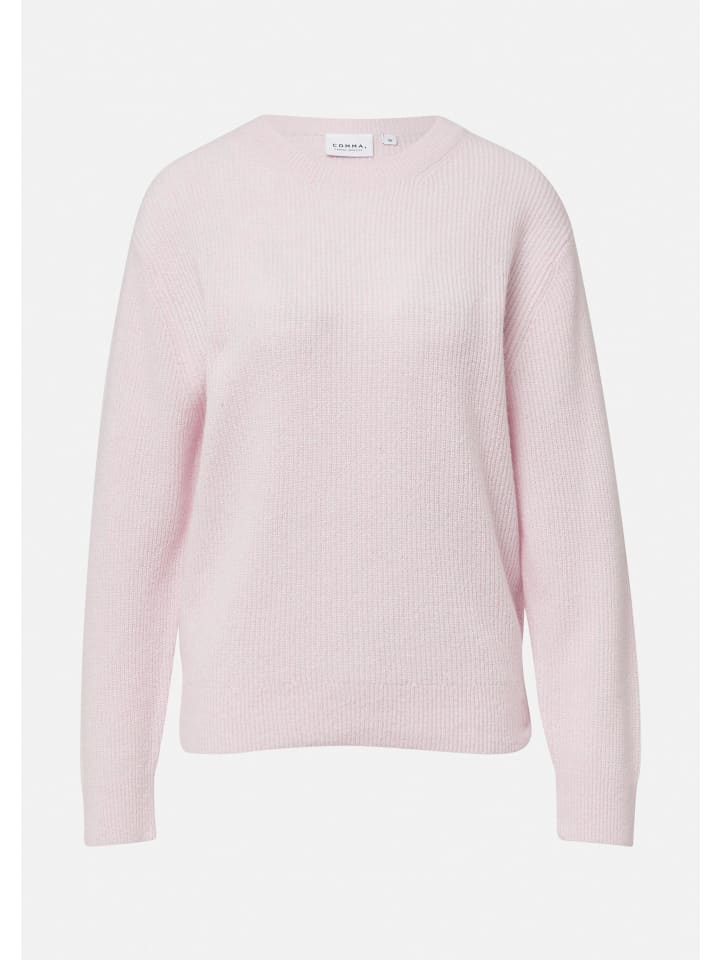 

Вязаный свитер цвета 4022_светло-розовый comma