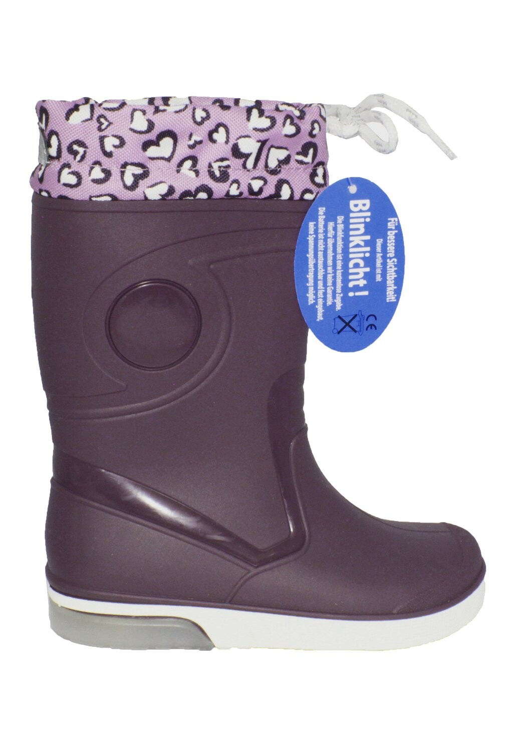

Резиновые сапоги WARMFUTTER BLINKING VALENTINE Beck, сиреневый