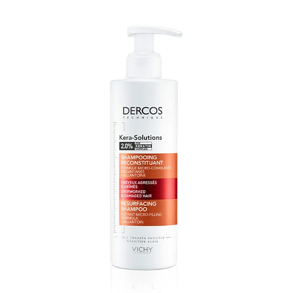 

Восстанавливающий шампунь для поврежденных волос Kera Solutions Resurfacing Shampoo Vichy, 250 ml