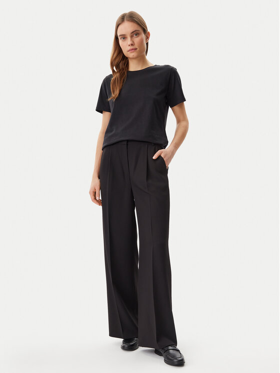Широкие брюки Travel Twill K20K208214 Calvin Klein, черный — фото 2