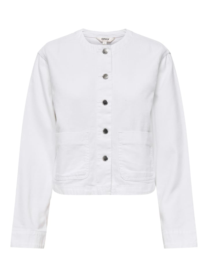 

Джинсовая куртка ONLY, белый деним