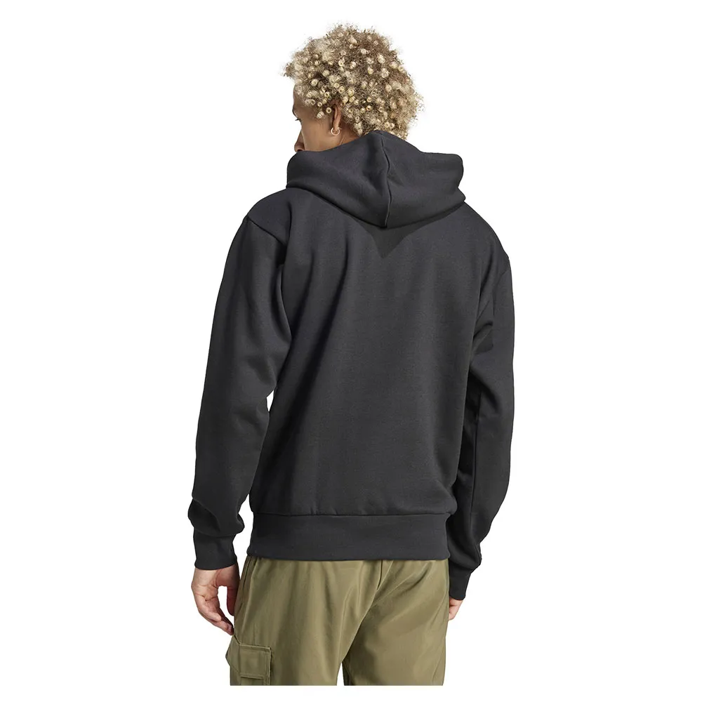 Худи adidas Essentials Big Logo Fleece, черный — фото 2