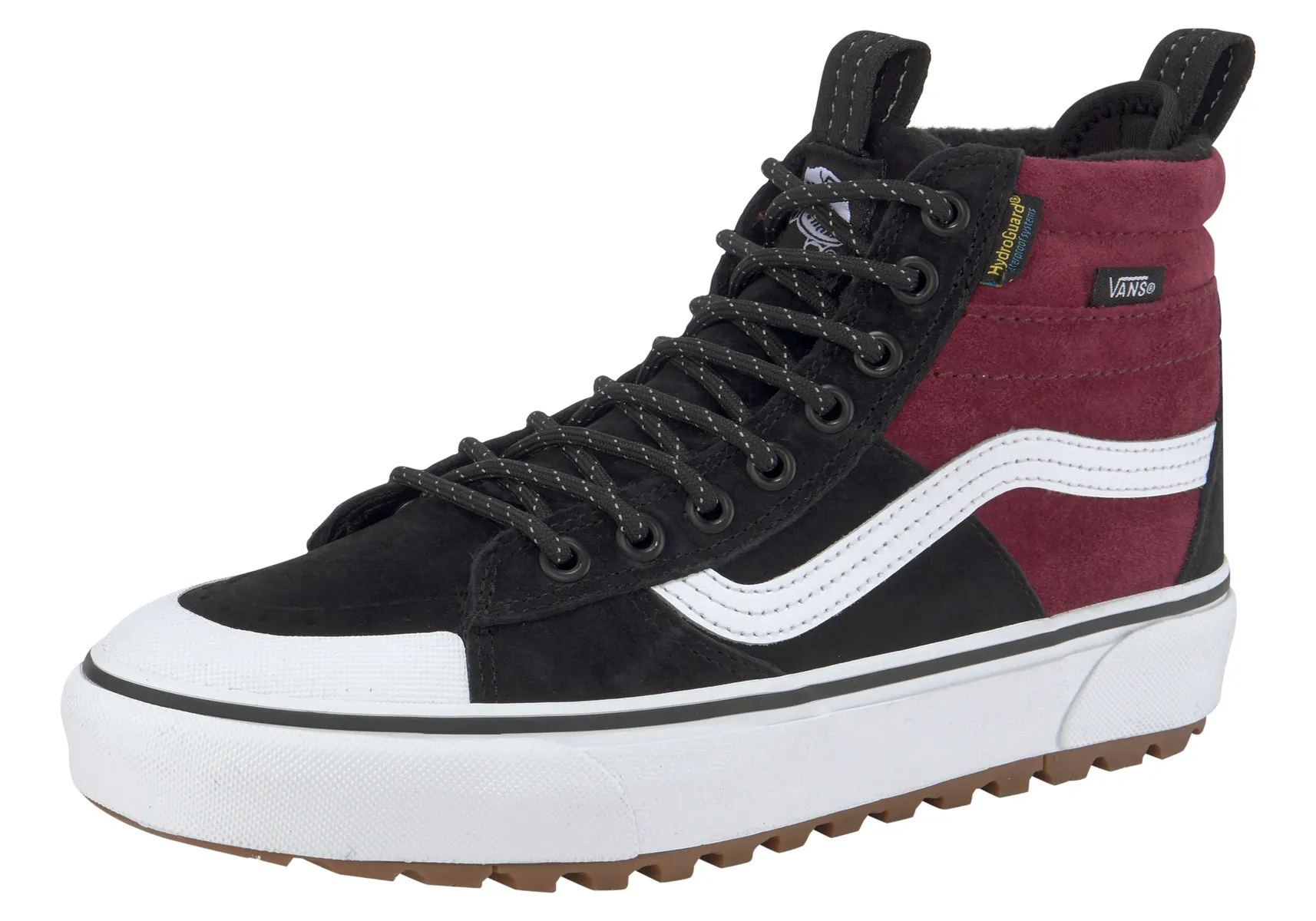 

Кроссовки Vans "SK8-Hi MTE-2" с контрастным логотипом на пятке, бордовый