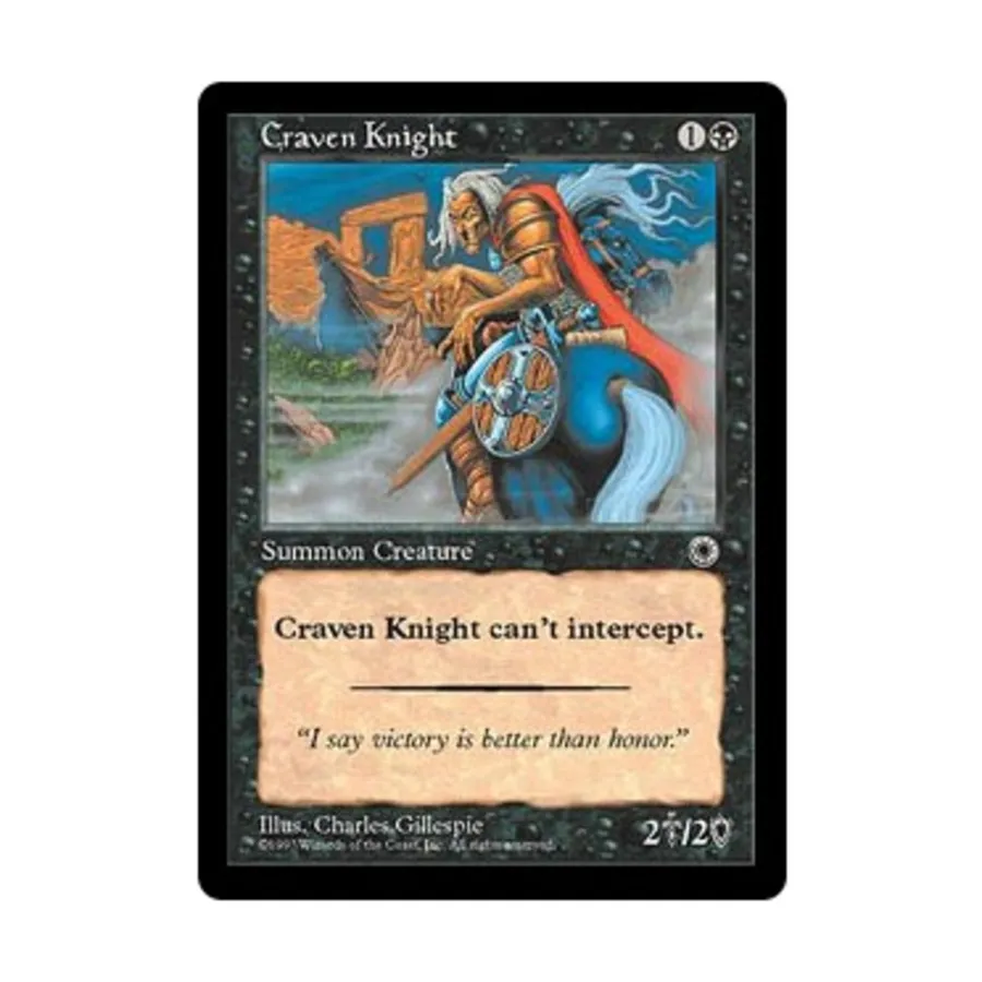 

CCG Крэйвен Найт (К), MTG - Portal