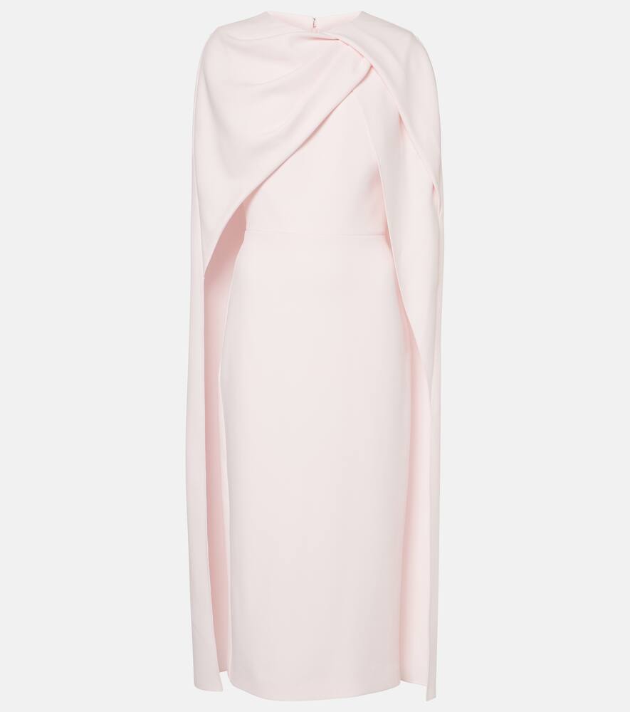 

Платье миди Oria из плиссированного крепа Safiyaa, Barley Pink