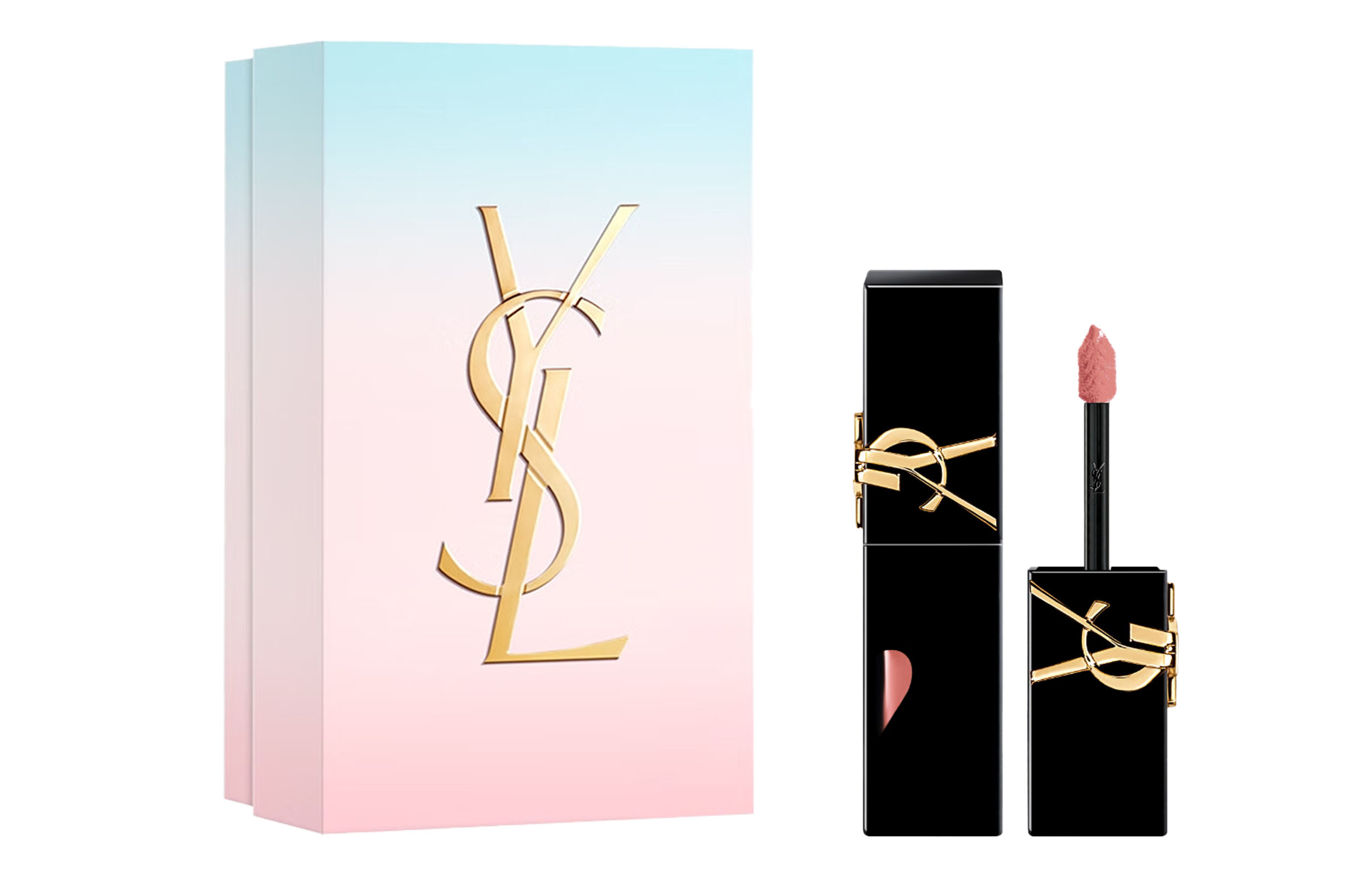 

SAINT LAURENT Twilight Daybreak Mirror Finish Black Tube жидкая помада с зеркальным финишем, увлажняющая, питательная, легко растушевывается, 5,5 мл