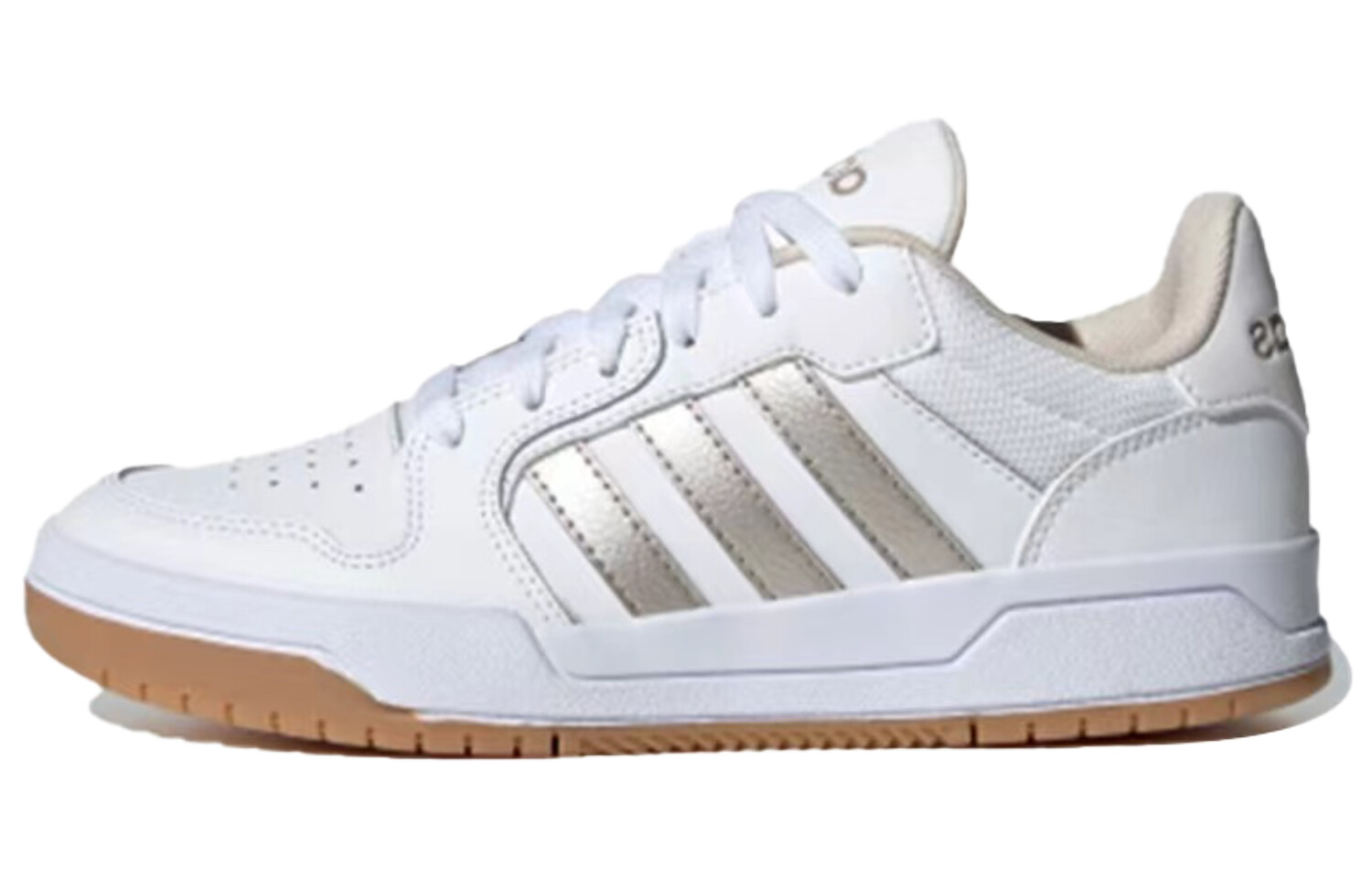 

Кроссовки adidas neo Entrap Skateboarding Shoes Women's Low-top Silver/White, серебряный, Серый, Кроссовки adidas neo Entrap Skateboarding Shoes Women's Low-top Silver/White, серебряный