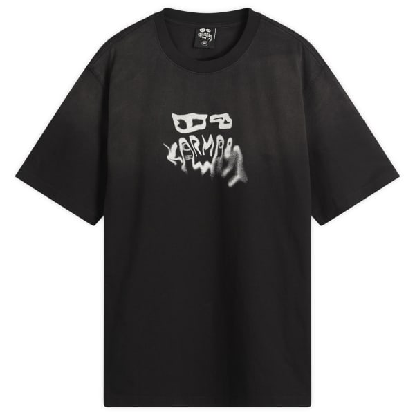 

Футболка с отпечатком мела Karma8A, черный