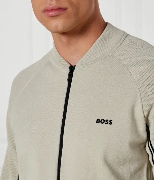Толстовка Zurray regular fit Boss Green, бежевый — фото 4