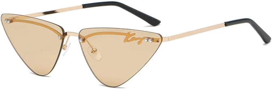 

Модные синие солнцезащитные очки «кошачий глаз» большого размера для женщин и мужчин, стильные солнцезащитные очки с линзами цвета океана, увеличенного размера для женщин TYUVIVO, C4