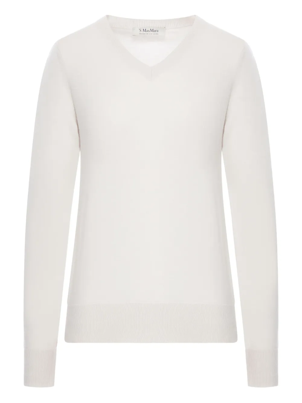 

Свитер с длинными рукавами 'S Max Mara, белый