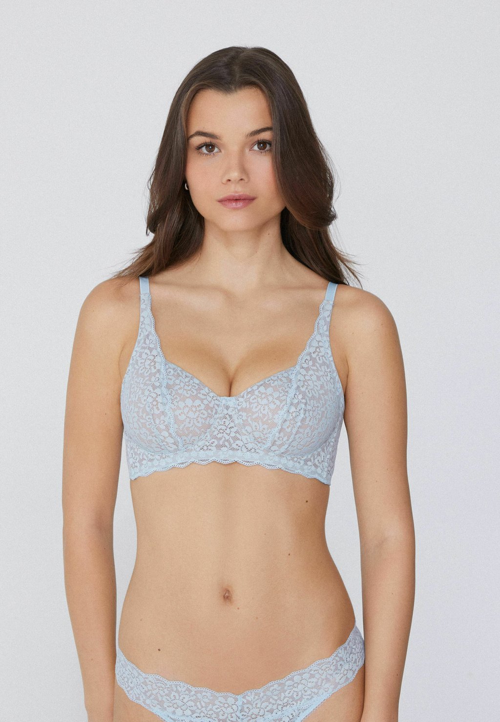 

Бюстгальтер балконет PARIS Tezenis, неоновый синий
