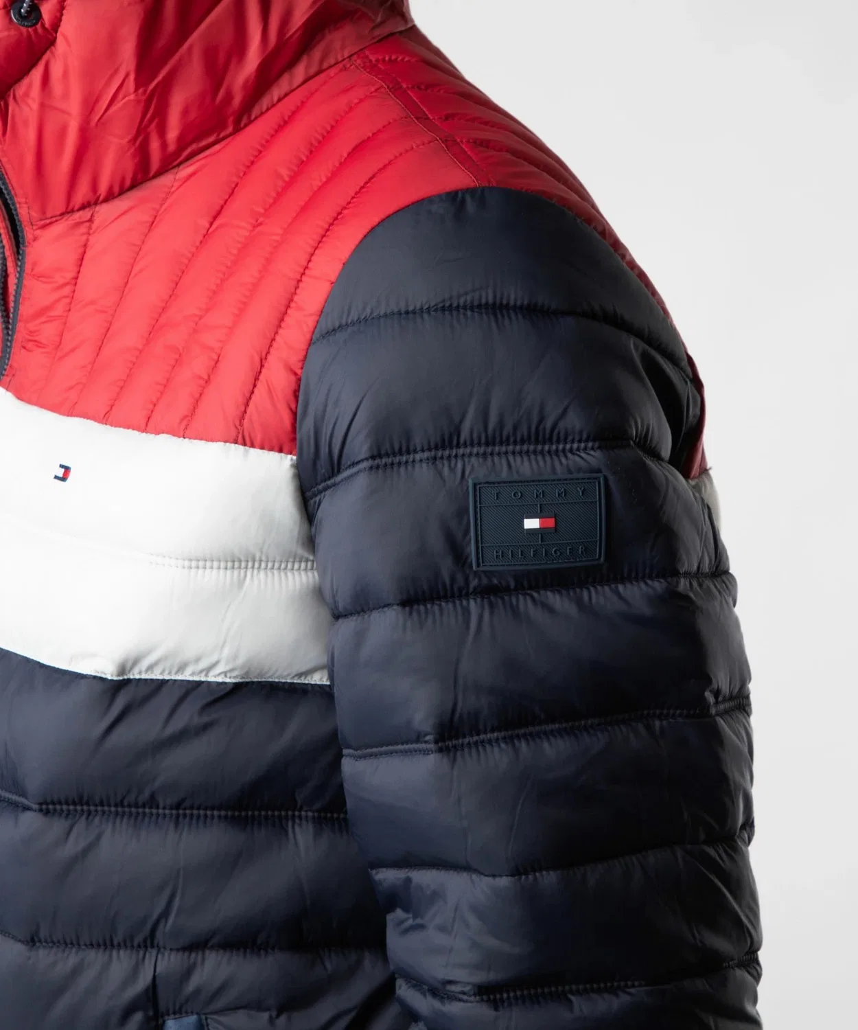 Куртка стёганая Tommy Hilfiger с наполнителем, тёмно-синяя — фото 4