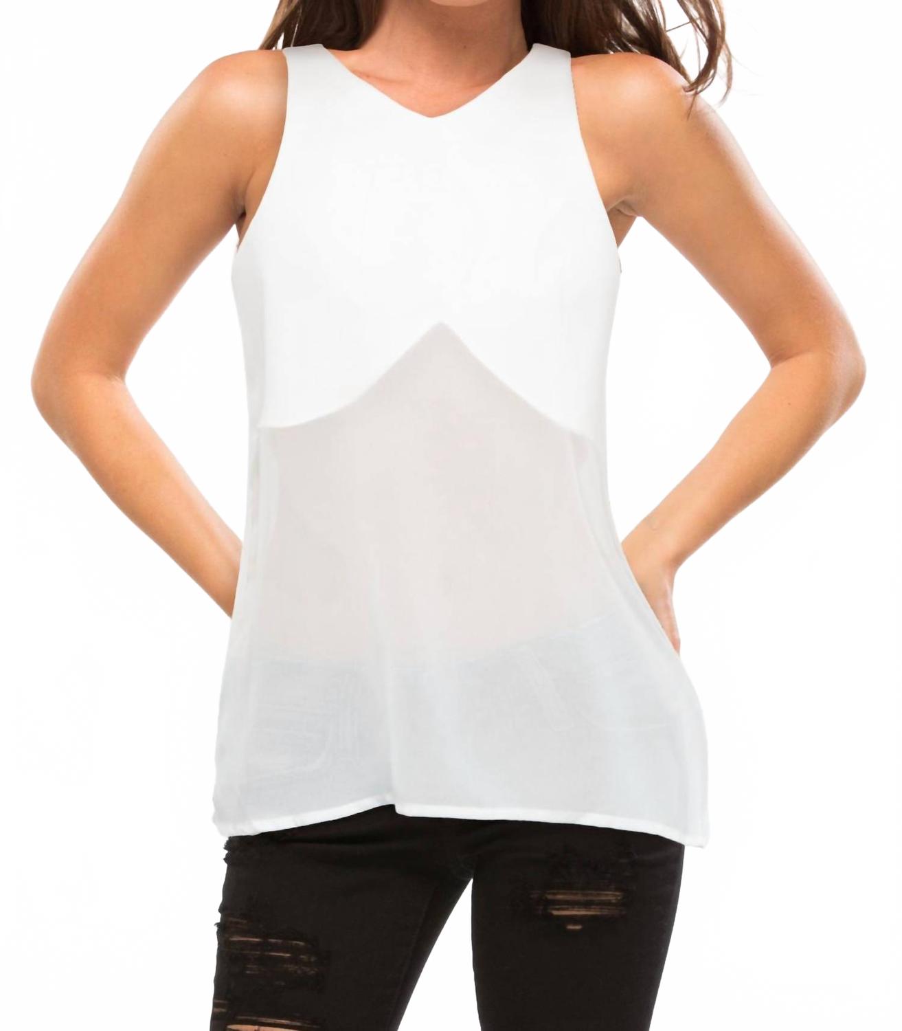 

Женский топ Sun And Moon в белом цвете C/MEO COLLECTIVE