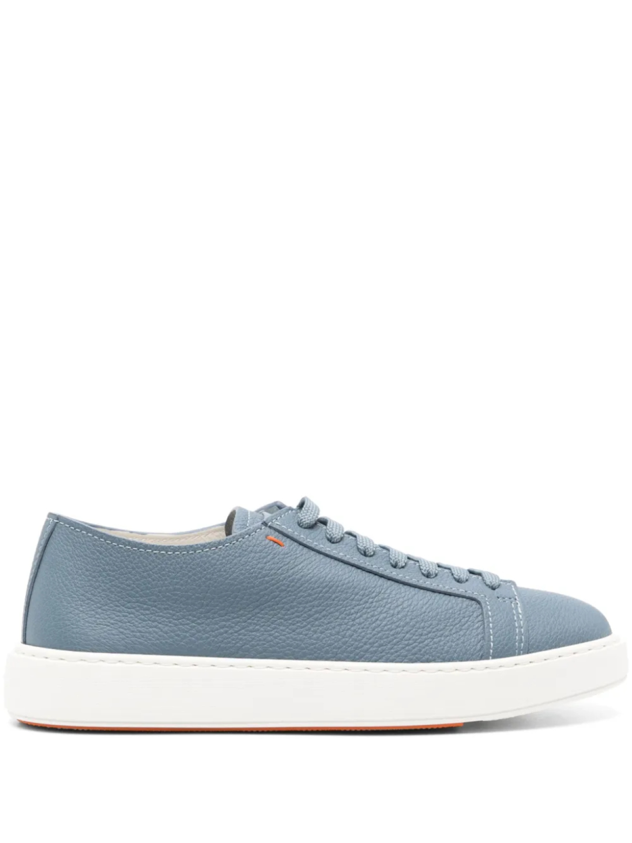 

Кеды с нашивкой-логотипом Santoni, синий