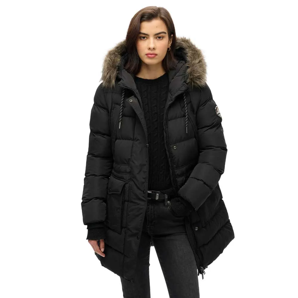 

Куртка Superdry Everest Mid padded, черный