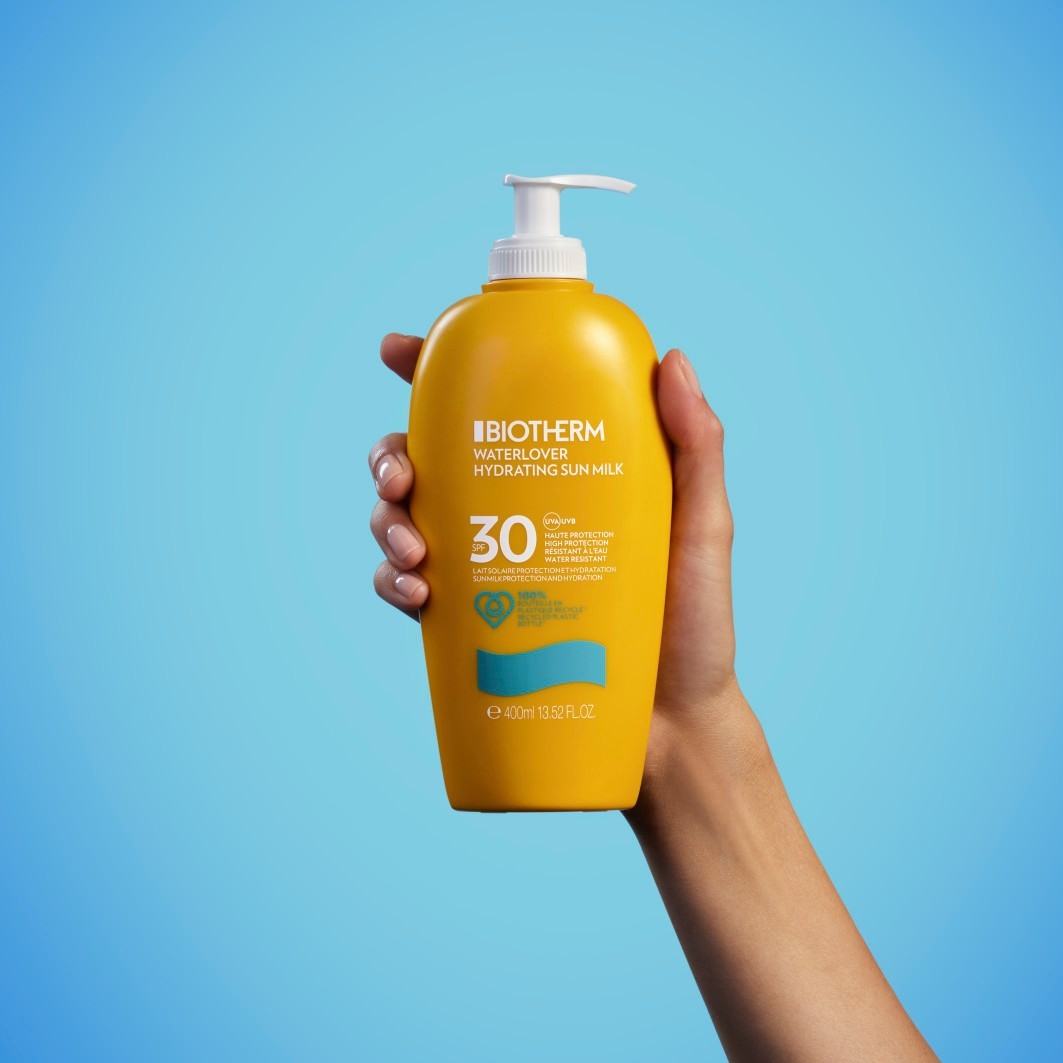 Солнцезащитный крем water lover hydrating sun milk spf30 Biotherm, объем 400 мл — фото 4
