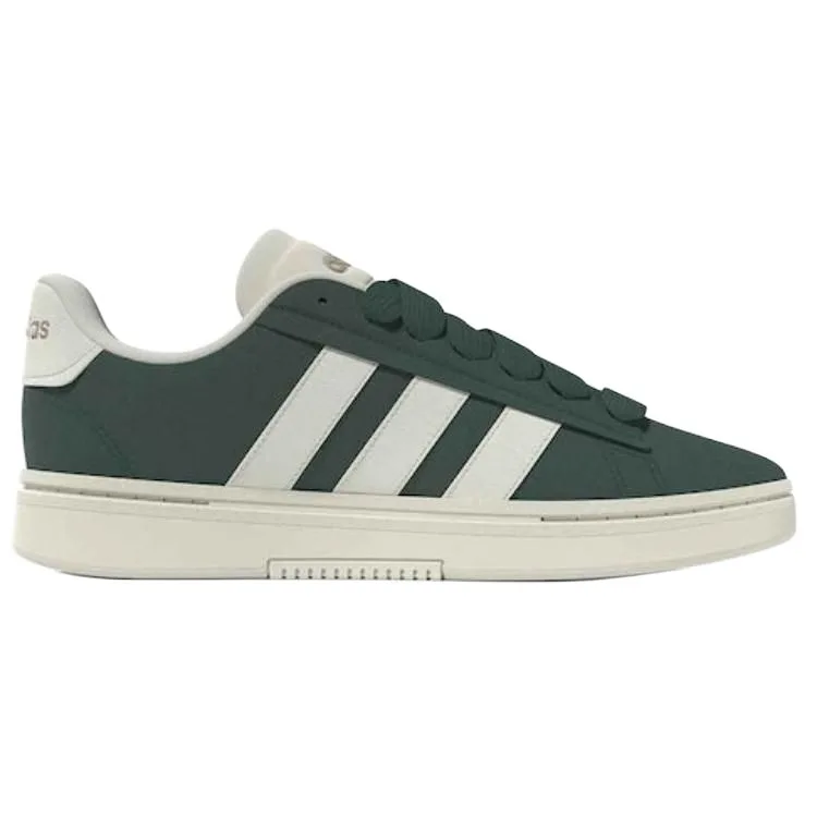 Adidas Кроссовки мужские Grand Court Alpha низкие для скейтбординга с круглым носком, зеленые — фото 3
