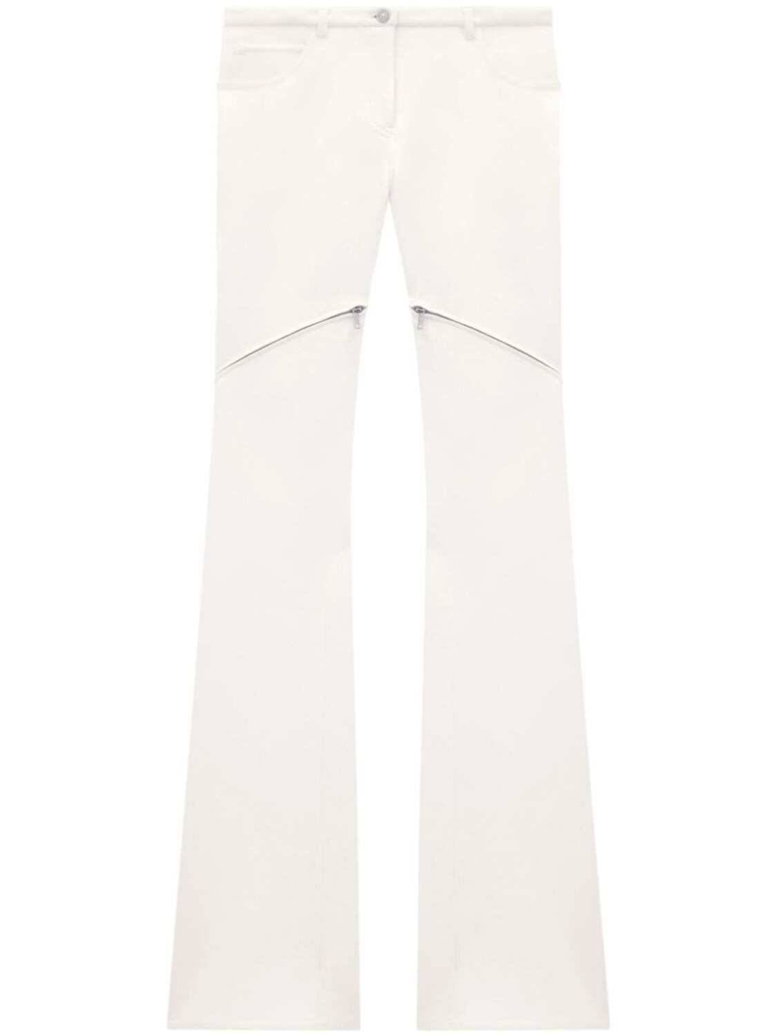 

Твиловые брюки Ellipse на молнии Courrèges, белый