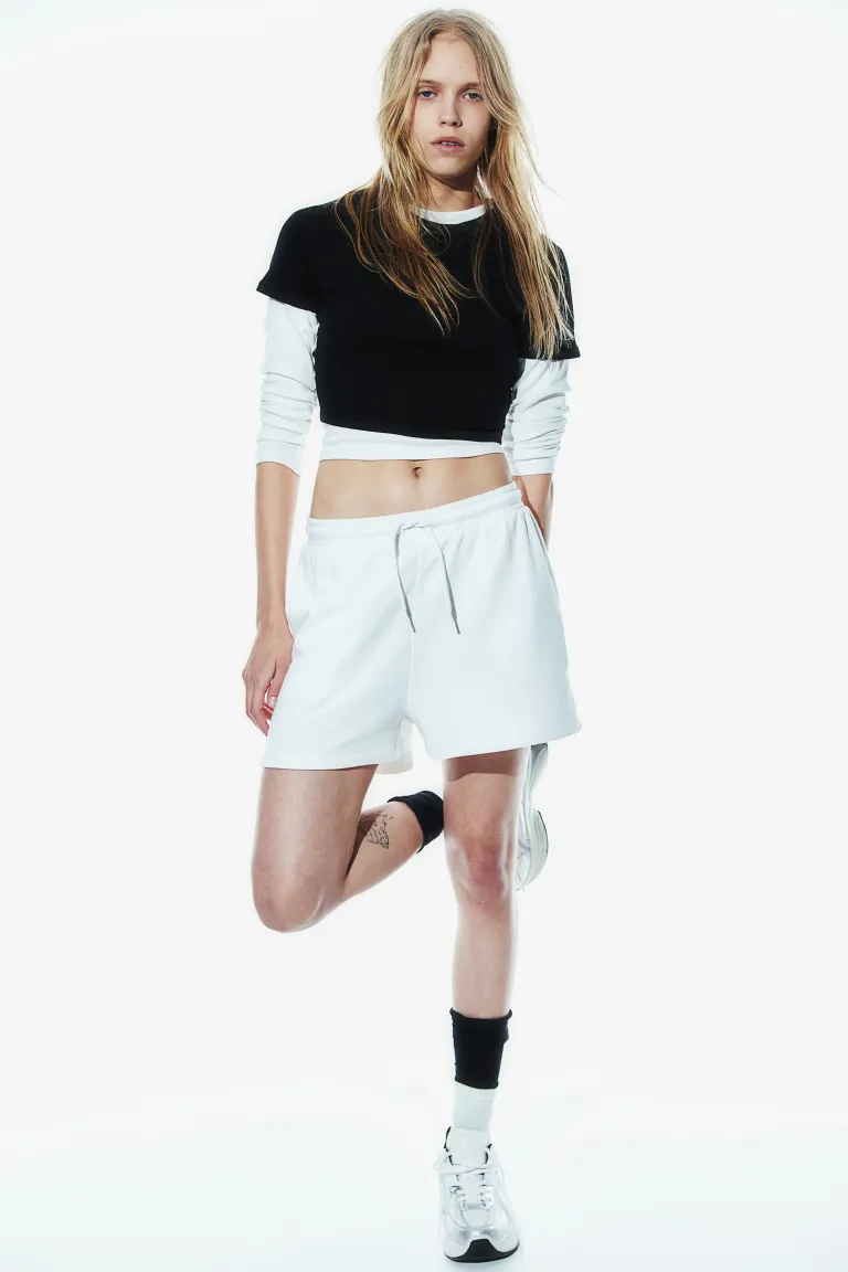 

Укороченная футболка H&M, черный