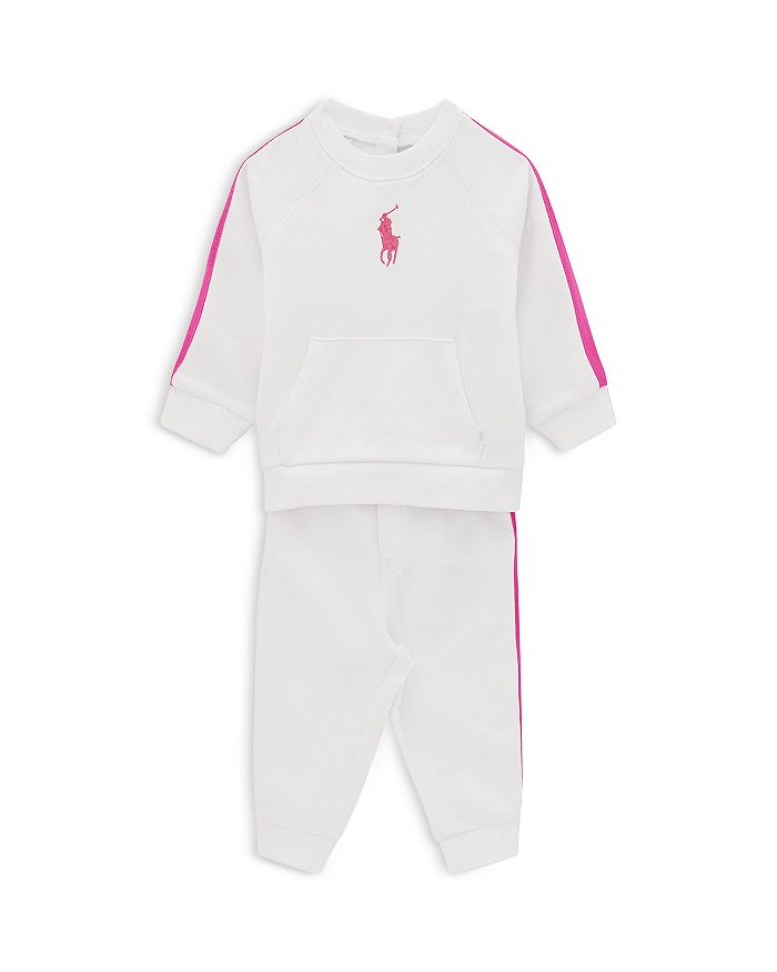

Комплект из махровой толстовки и брюк Polo Girls' Big Pony - для малышей Ralph Lauren, белый