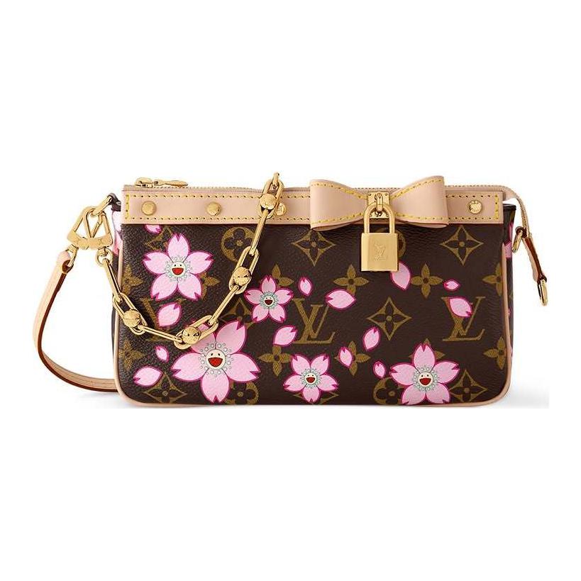 

LOUIS VUITTON Сумка-кошелек Takashi Murakami Cherry Blossom Sakura Brown
