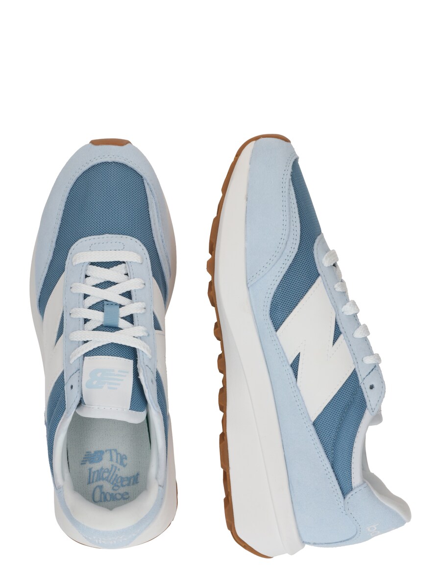 Кроссовки new balance 370, Blue/Light blue — фото 2