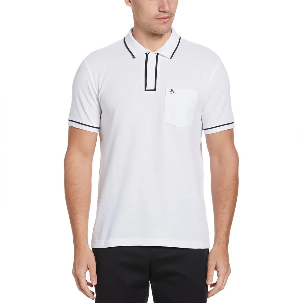 

Поло Original Penguin Earl Organic Pique, белый