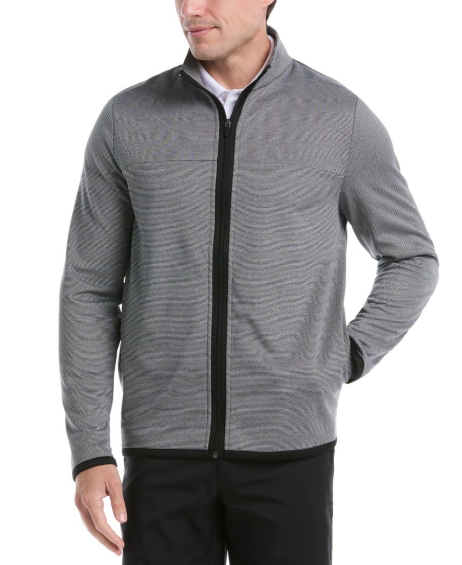 

Мужская флисовая толстовка с горизонтальной застежкой-молнией PGA TOUR, Caviar Heather