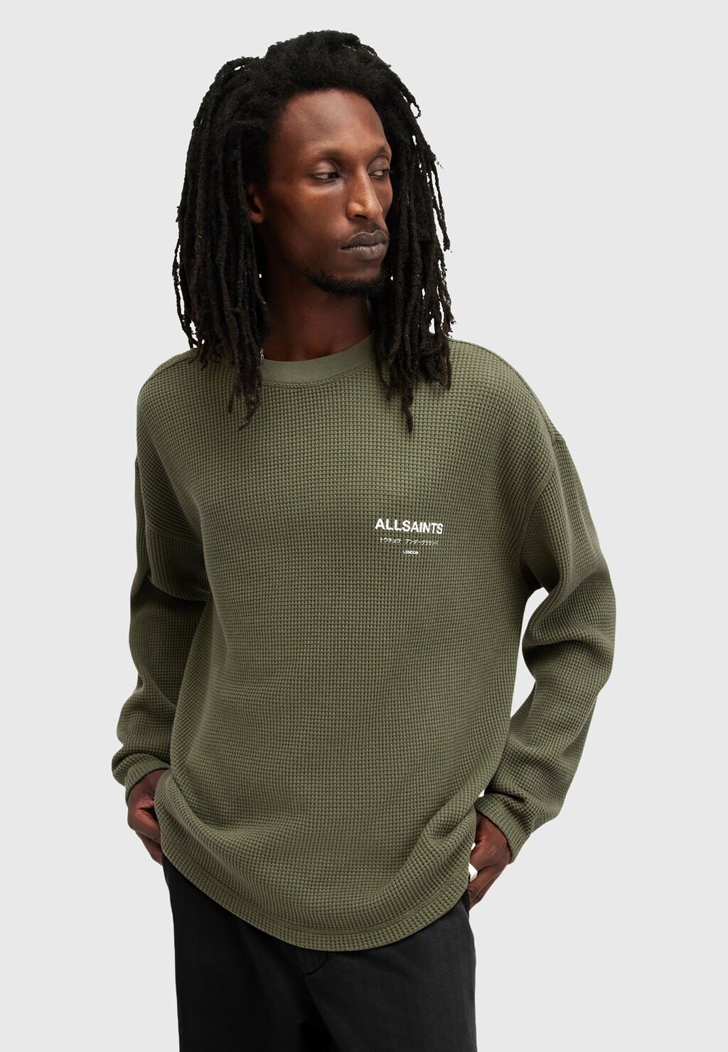 

Джемпер CRYPT CREW AllSaints, зеленый