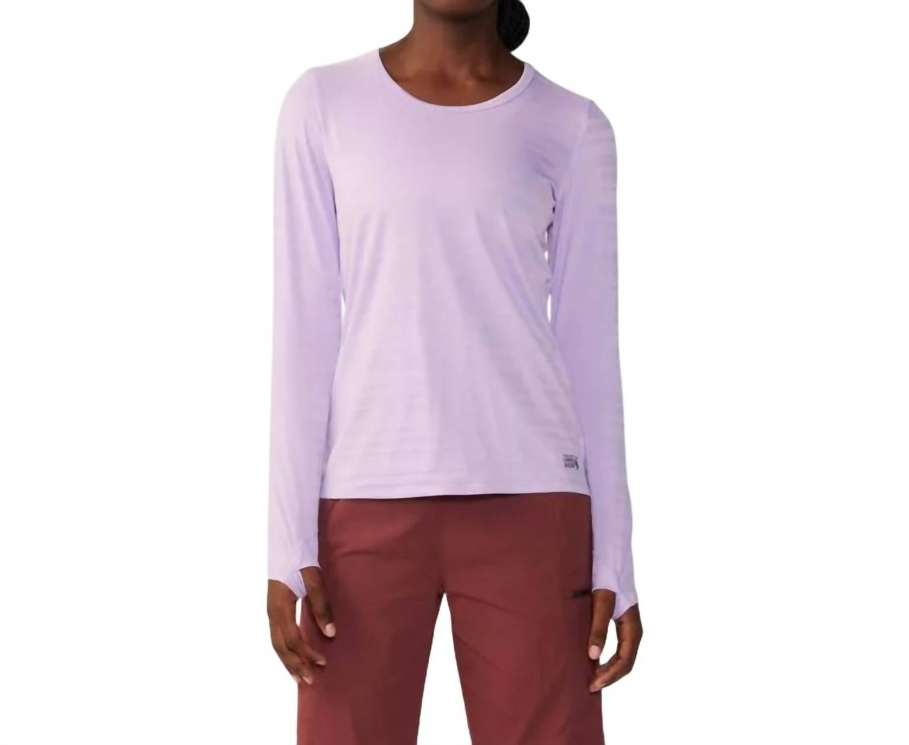 

Футболка женская Mountain Hardwear, цвет wisteria