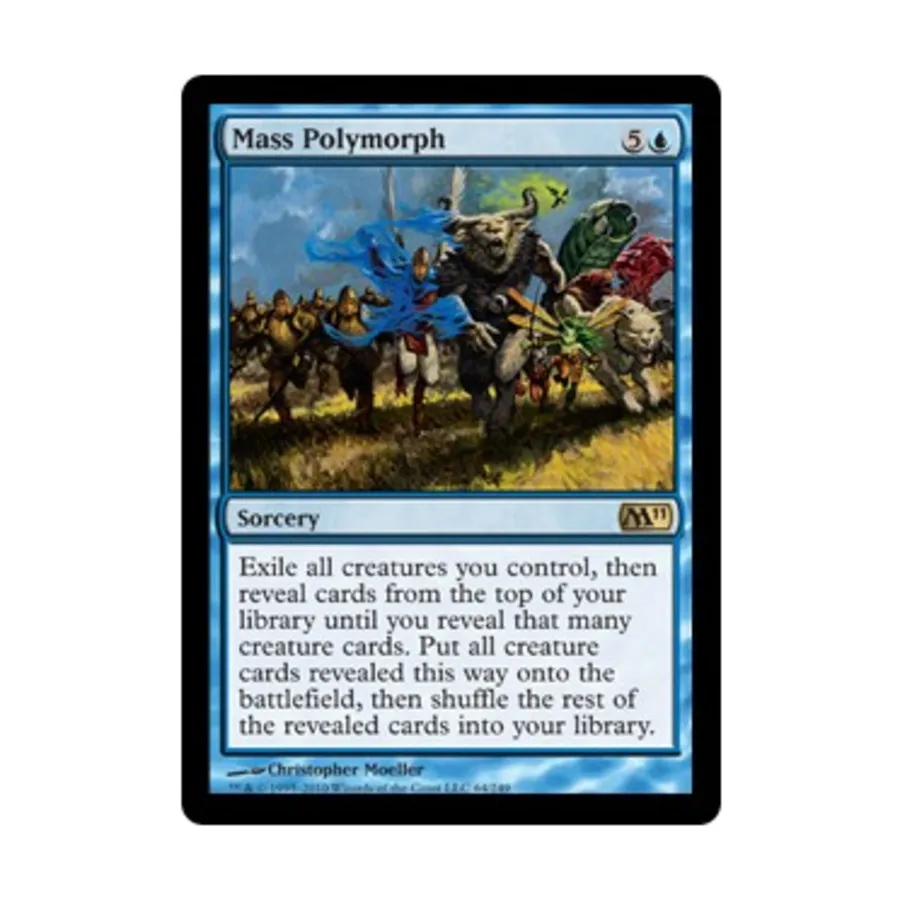 

CCG Массовый полиморф (клавиша R), MTG - Magic 2011