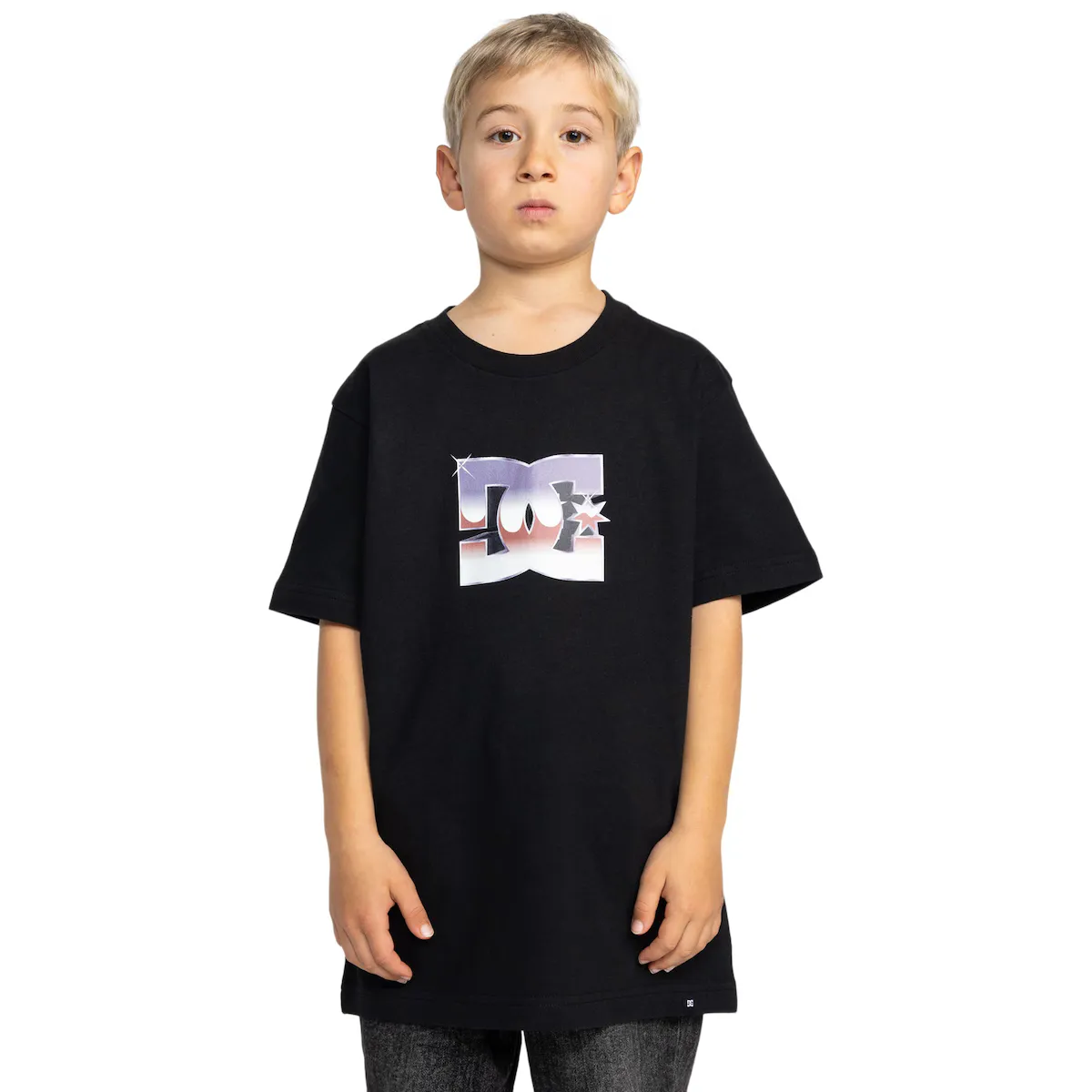 

Детская футболка с металлической звездой DC Shoes, чёрный