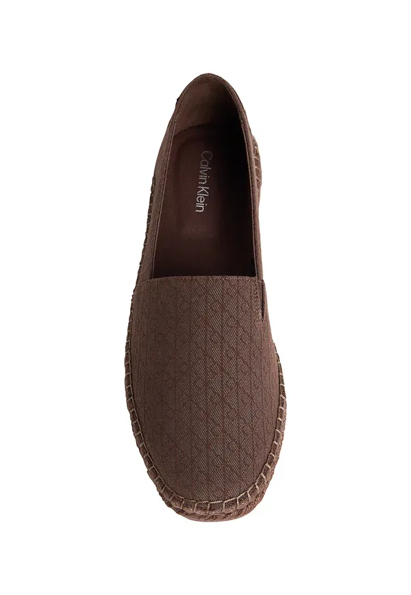 Туфли-эспадрильи Carlos emblem logo espadrilles Calvin Klein, коричневый — фото 3