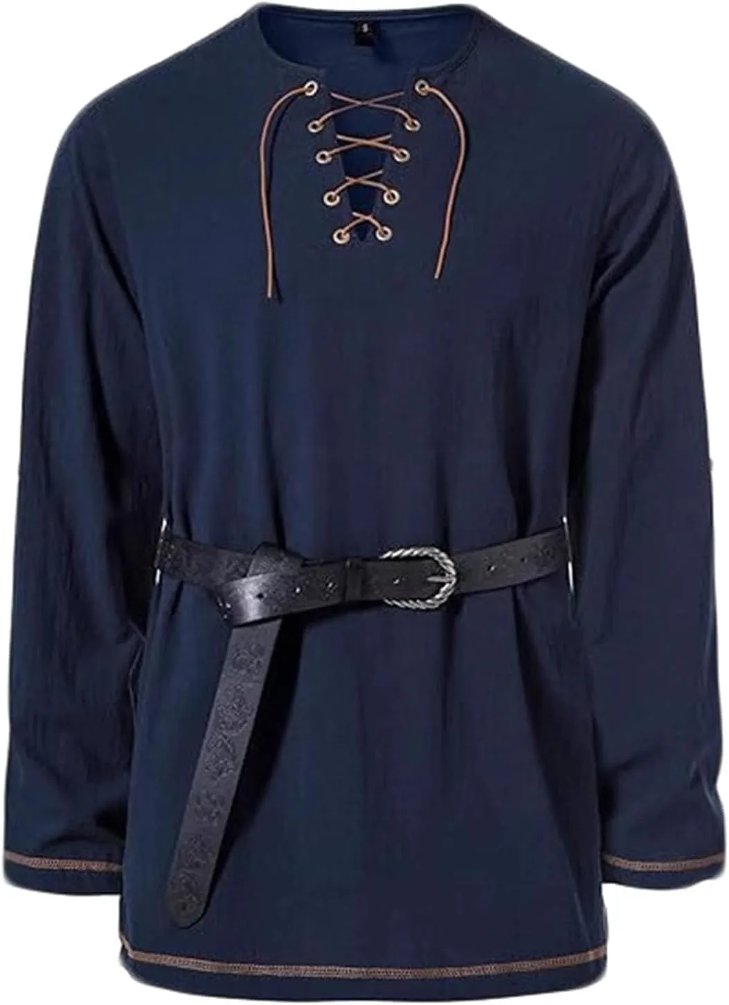 

Мужская футболка с длинным рукавом и воротником Victorian Tie Knot