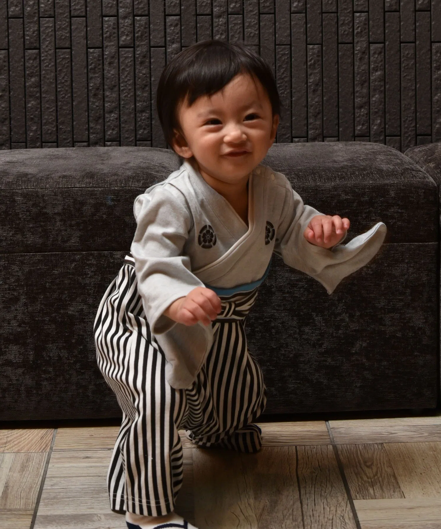 【Aenak】Комбинезон Haori Hakama для мальчиков — фото 4