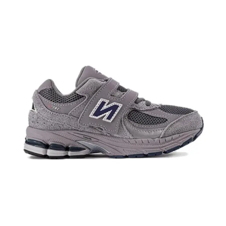 NB 2002R Low Top детские повседневные кроссовки Gray для детей 3-7 лет New Balance, серый — фото 3