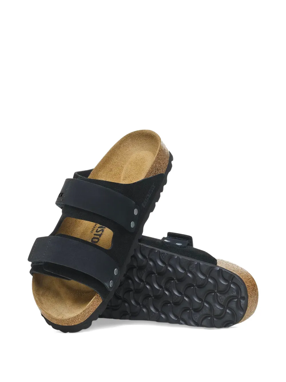 Замшевые сандалии Uji Birkenstock, черный — фото 4