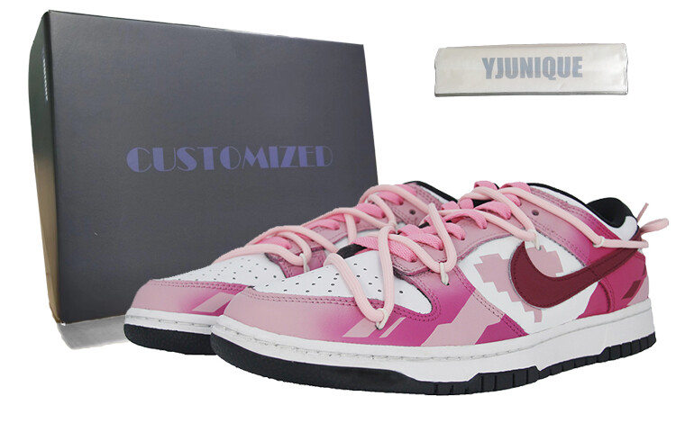 

Кроссовки Nike Dunk Skateboarding Shoes Unisex Low-top Pink, розовый