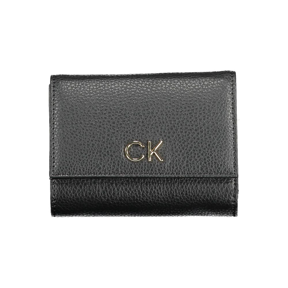 

Черный полиэтиленовый женский кошелек Calvin Klein