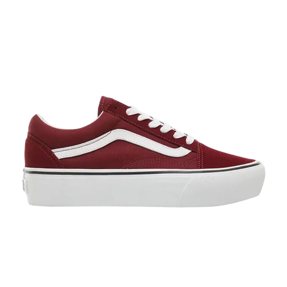 

Кроссовки Wmns Old Skool Platform Vans, красный