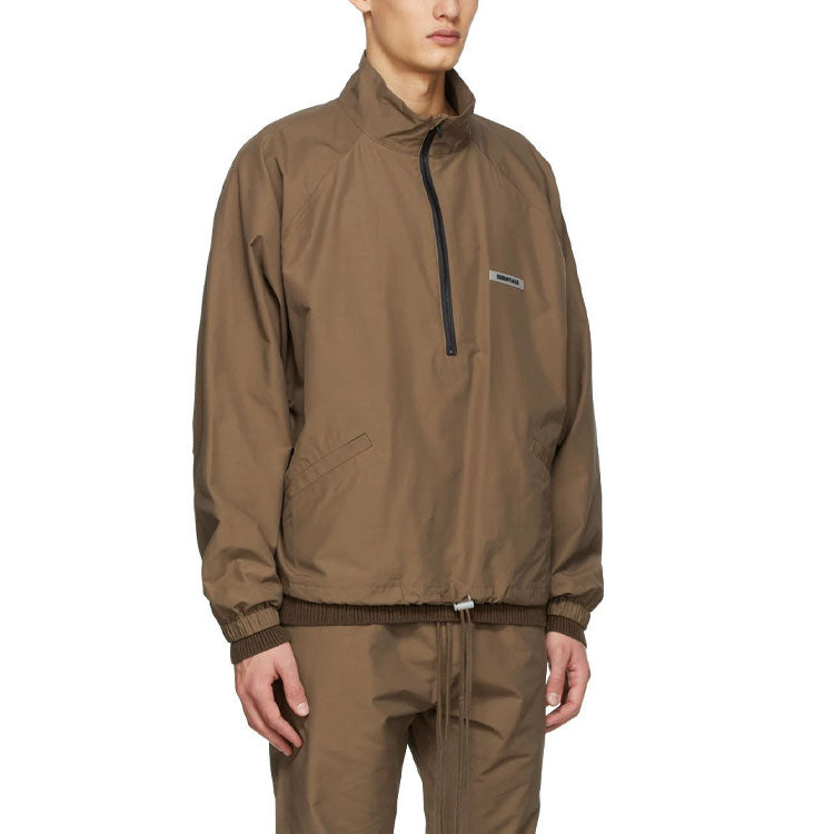 Куртка Fear of God Essentials FW20 Sports Jacket brown — фото 4