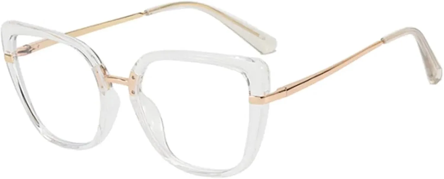 

Солнцезащитные очки с защитой от УФ-излучения UV400 | «Кошачий глаз» | Для женщин и мужчин | Для занятий спортом на открытом воздухе и вождения DSVIGF, Clear