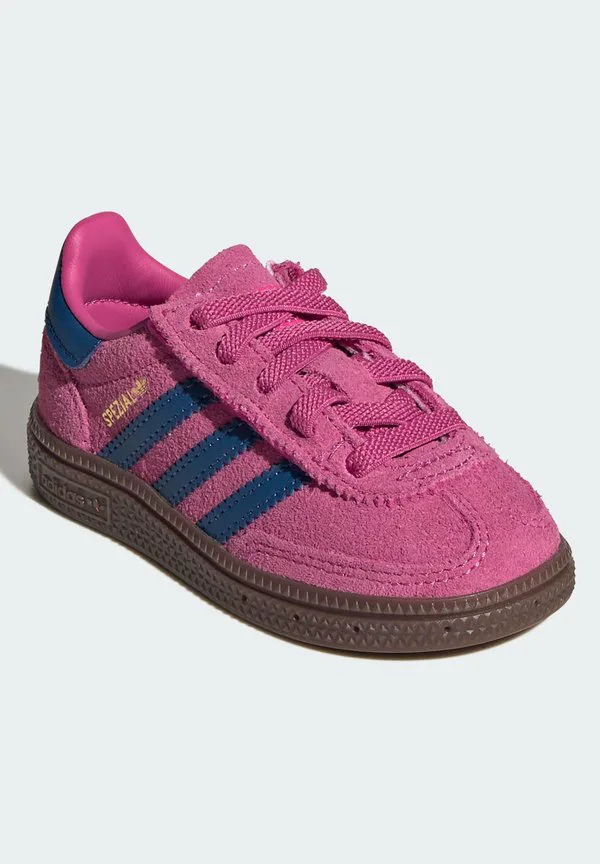 Игровые кроссовки handball spezial cf el i baby shoes Adidas Originals, Shock Pink Dark Marine Gum — фото 2