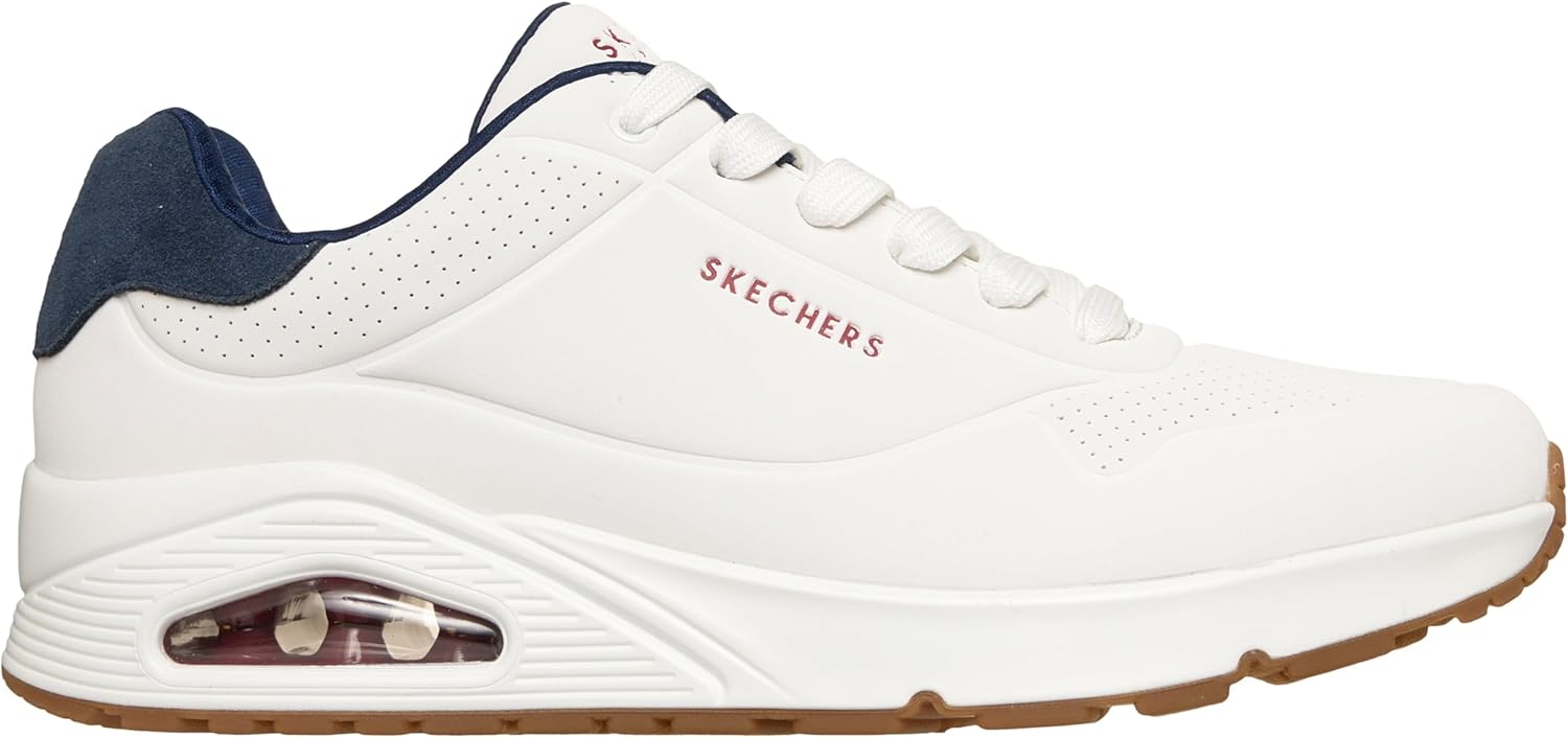 Мужские кроссовки Skechers Uno-Suited On Air, белый/красный/синий/темно-синий — фото 4