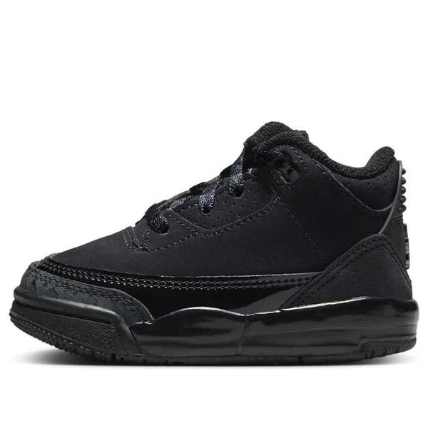 

Кроссовки 3 retro 'black cat' 2025 Air Jordan, черный