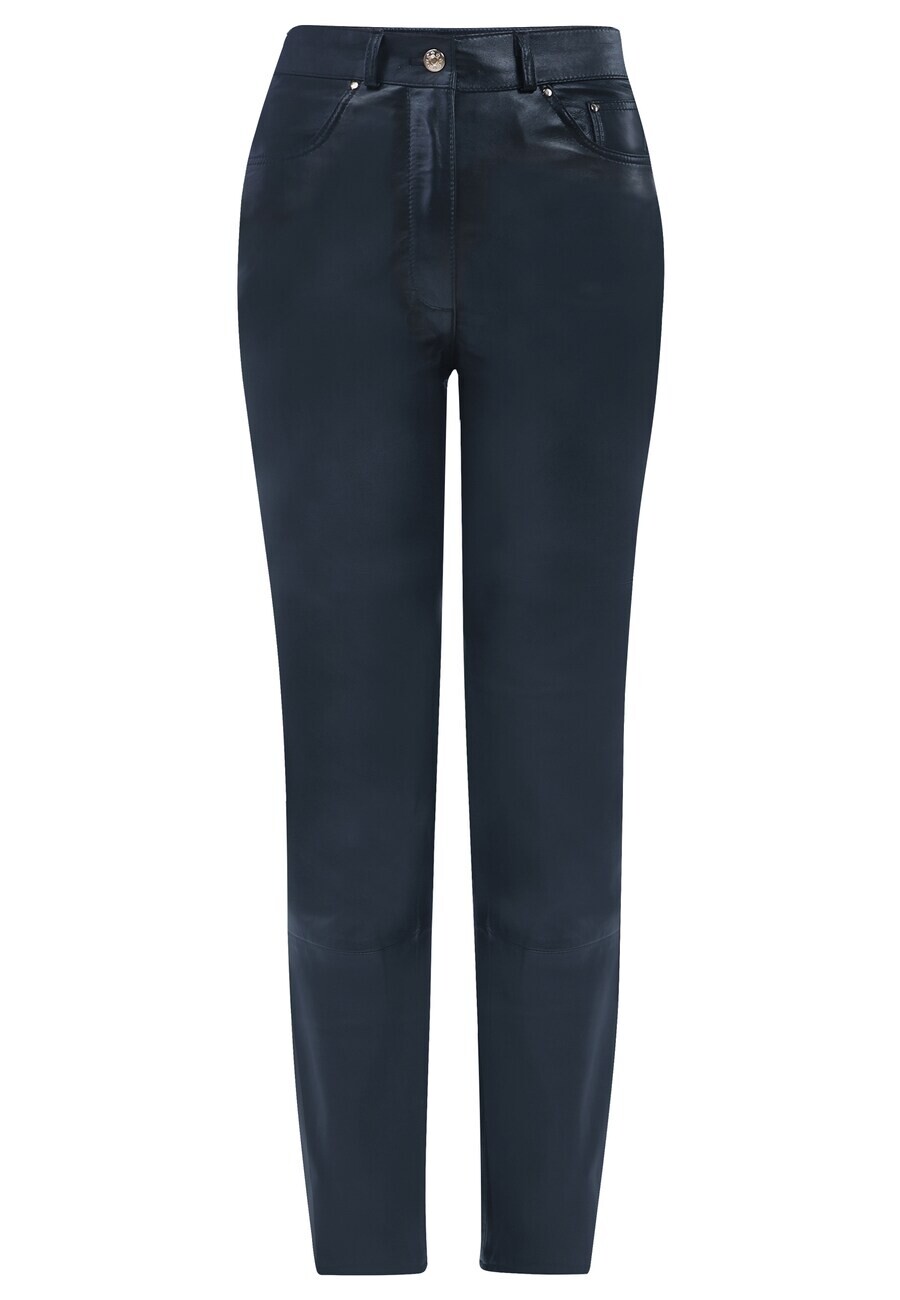 

Кожаные штаны Felix Hardy Regular Pants, темно-синий
