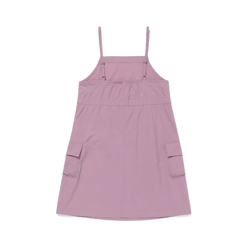 Детское платье без рукавов из таслана фиолетовое от Snowpeak Apparel Kids — фото 3