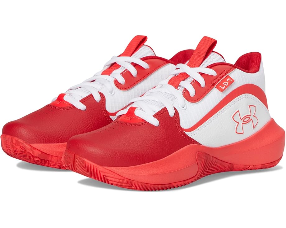 

Кроссовки Under Armour Kids Lockdown 7, цвет White/Red/Racer Red